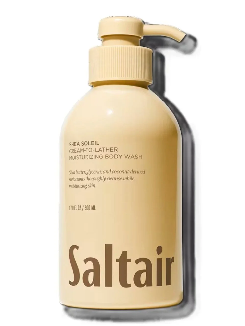 Saltair Shea Soleil CREAM-TO-LATHER MOISTURIZING BODY WASH 17 oz